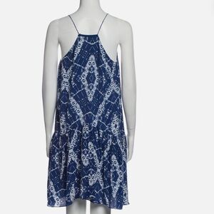 Rebecca Taylor size6 Blue Printed Silk Dress